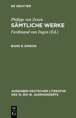 Philipp Von Zesen, Volker Meid - Simson, Inbunden