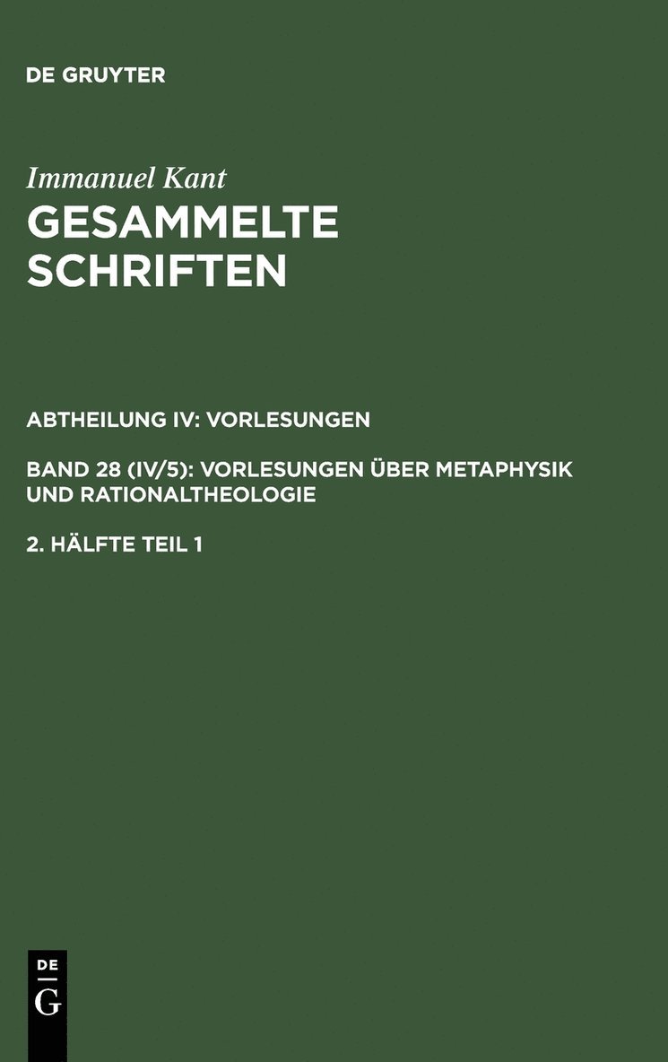 Gesammelte Schriften, 2. Halfte Tl 1, Bd 1-25 und 27-29 1