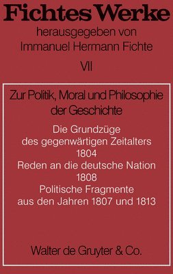 Zur Politik, Moral Und Philosophie Der Geschichte 1