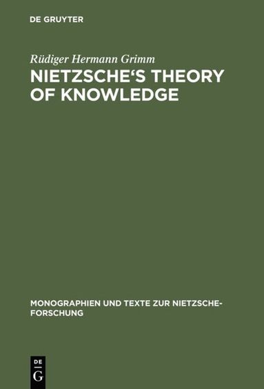 bokomslag Nietzsche's Theory of Knowledge