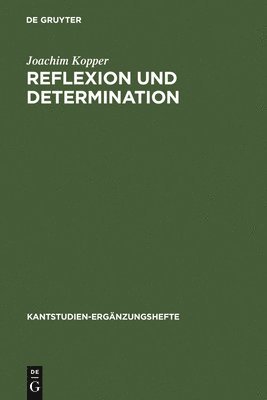 bokomslag Reflexion Und Determination