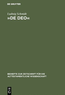 bokomslag De Deo
