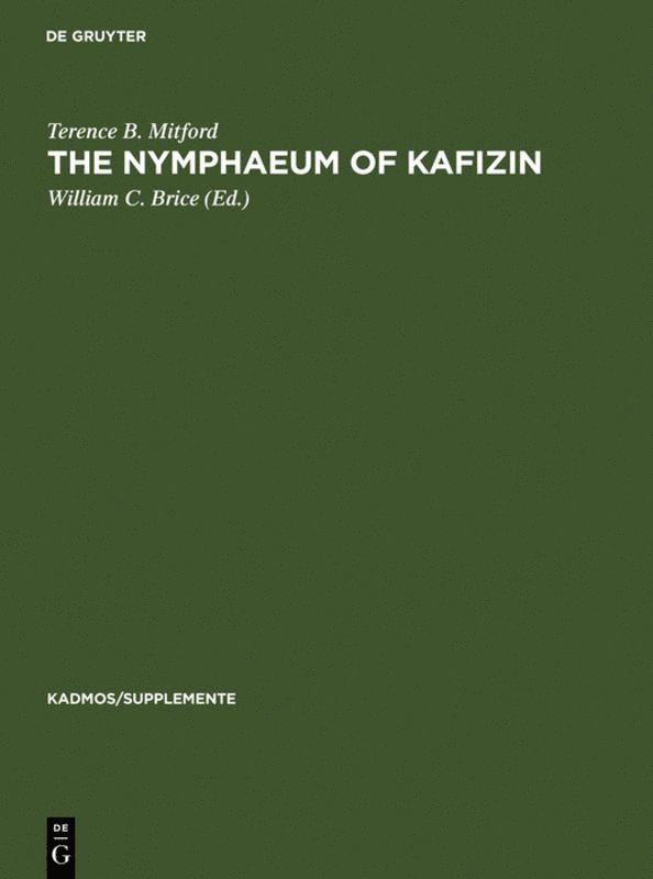 The Nymphaeum of Kafizin 1