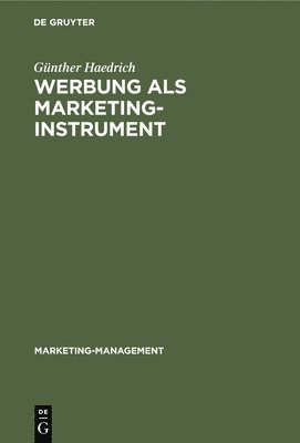 bokomslag Werbung als Marketinginstrument