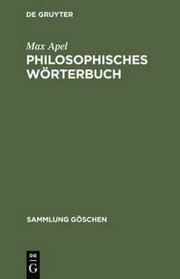 bokomslag Philosophisches Woerterbuch