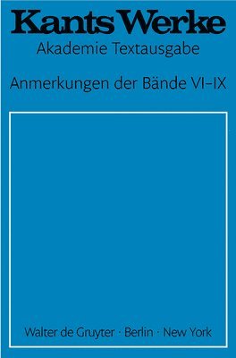 bokomslag Anmerkungen Der Bande Vi-Ix