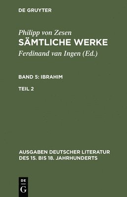 Philipp Von Zesen, Volker Meid - Sämtliche Werke. Bd 5, Inbunden