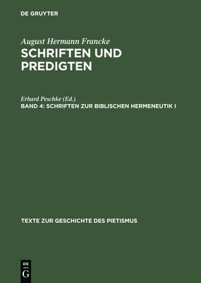 Schriften zur biblischen Hermeneutik I 1