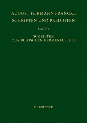 Schriften zur Biblischen Hermeneutik II 1