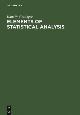 Elements Of Statistical Analysis 1