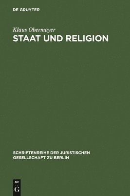 Klaus Obermayer - Staat und Religion, Inbunden