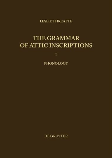 Leslie Threatte - Phonology, Inbunden