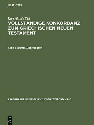 Kurt Aland - Spezialübersichten, Inbunden