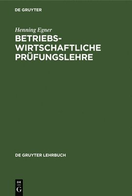 bokomslag Betriebswirtschaftliche Prfungslehre