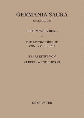 bokomslag Die Bistümer der Kirchenprovinz Mainz. Das Bistum Würzburg III.