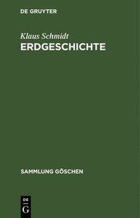 bokomslag Erdgeschichte