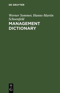 bokomslag Management Dictionary