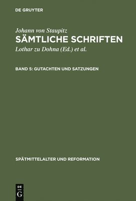Wolfgang Günter, Lothar Zu Dohna, Wolfgang Gunthner - Gutachten Und Satzungen, Inbunden