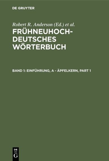 Oskar Reichmann - Einführung, a - äpfelkern, Inbunden