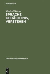 bokomslag Sprache, Gedchtnis, Verstehen