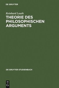 bokomslag Theorie des philosophischen Arguments