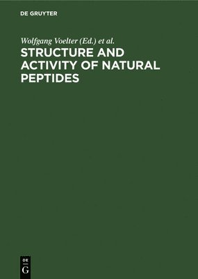 Structure and Activity of Natural Peptides 1