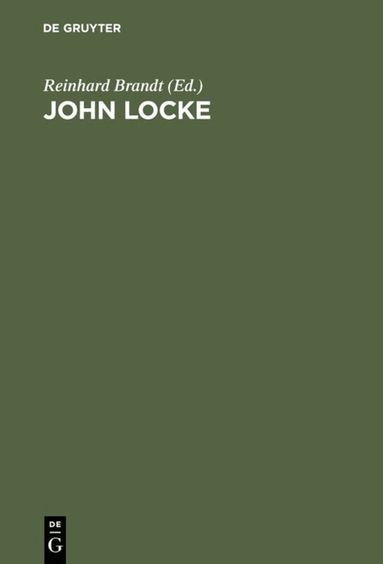 Reinhard Brandt - John Locke, Inbunden