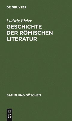 bokomslag Geschichte der rmischen Literatur