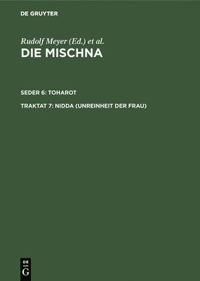 bokomslag Nidda (Unreinheit der Frau)