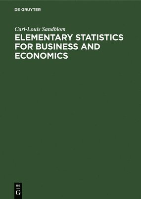 bokomslag Elementary Statistics for Business and Economics