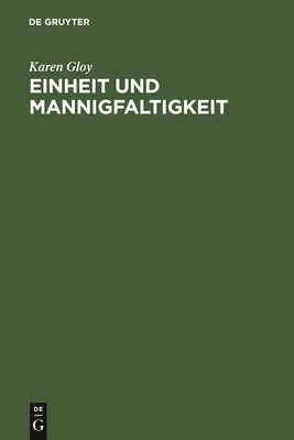 bokomslag Einheit Und Mannigfaltigkeit