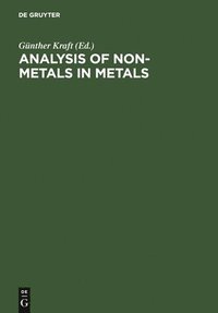 bokomslag Analysis Of Non-Metals In Metals