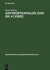 bokomslag Antwortkatalog Zum Gk 4 [Vier]