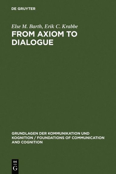 bokomslag From Axiom to Dialogue