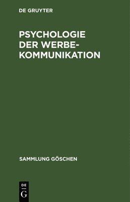 bokomslag Psychologie der Werbekommunikation