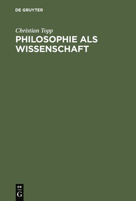 bokomslag Philosophie ALS Wissenschaft