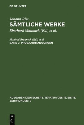 Prosaabhandlungen 1
