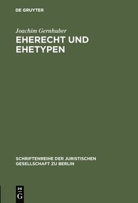 bokomslag Eherecht und Ehetypen