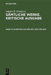 bokomslag Schriften Aus Der Zeit Von 1799-1801