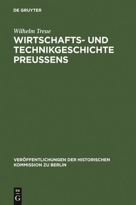 bokomslag Wirtschafts- Und Technikgeschichte Preuens