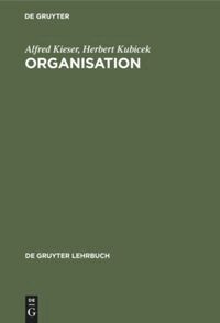 Alfred Kieser, Herbert Kubicek - Organisation, Inbunden