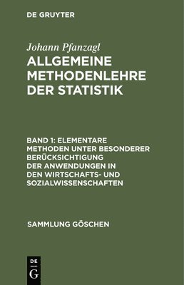 bokomslag Elementare Methoden unter besonderer Bercksichtigung der Anwendungen in den Wirtschafts- und Sozialwissenschaften