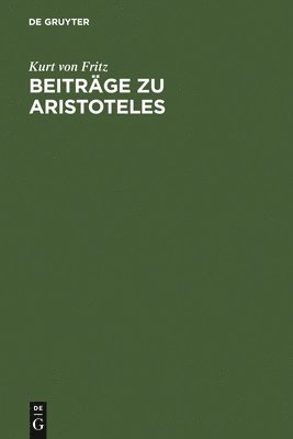 bokomslag Beiträge Zu Aristoteles