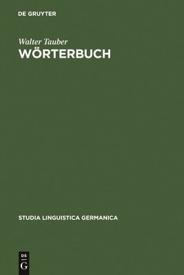 Walter Tauber - Wörterbuch, Inbunden