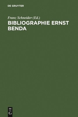 Bibliographie Ernst Benda 1