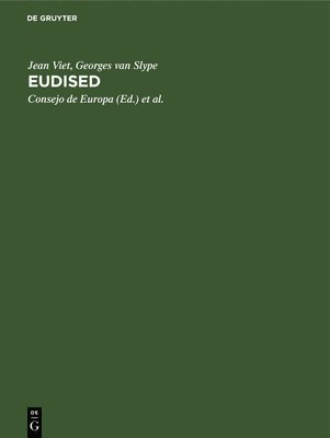 Jean Viet, Georges Van Slype, Consejo de Europa, Com de Las Comunidades Europ - Eudised, Inbunden