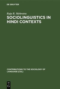 bokomslag Sociolinguistics in Hindi Contexts