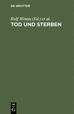 bokomslag Tod und Sterben