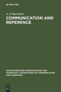 bokomslag Communication and Reference