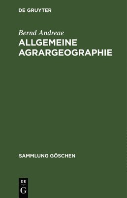 Allgemeine Agrargeographie 1